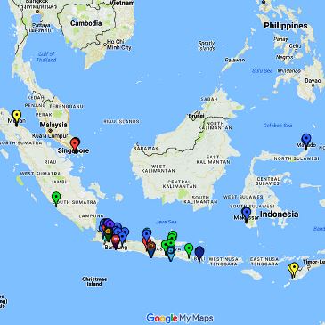 Locations and Maps (Google Map) Master Degree S2 Program Nomor